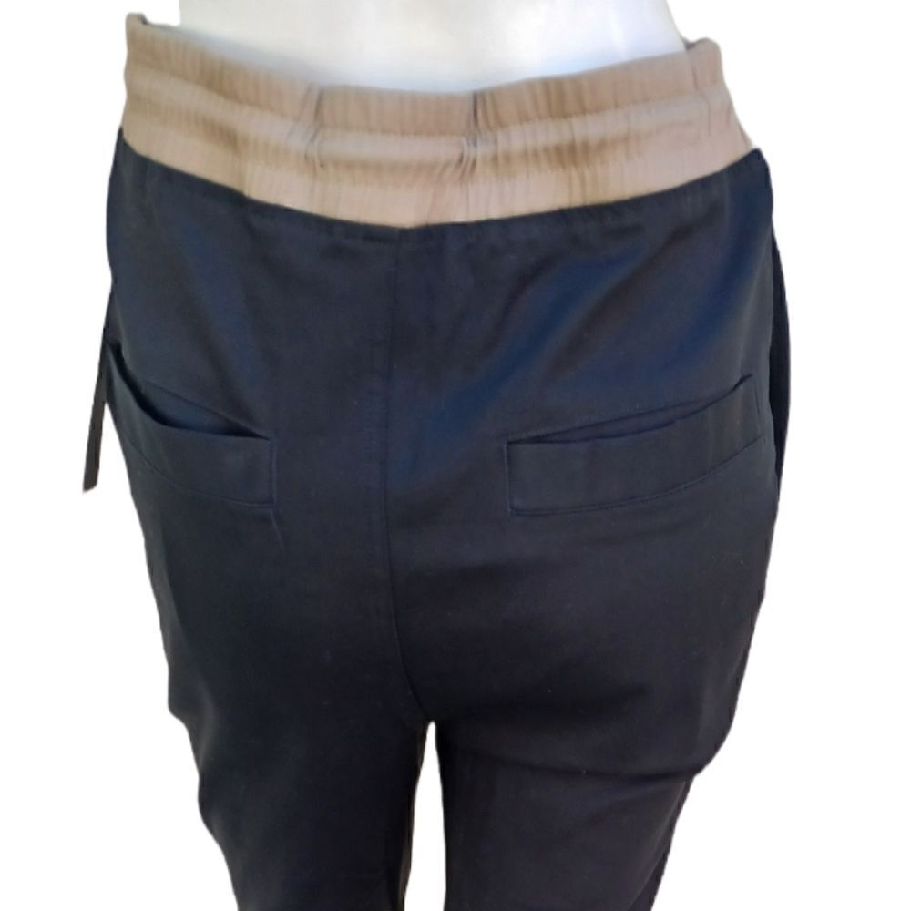 616412....NWT Black/Beige Slimfit Jaywalker Joggers - Picture 4 of 6